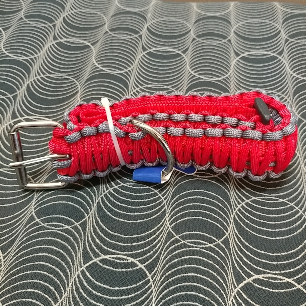 NEW Paracord Adjustable Dog Collar XL
